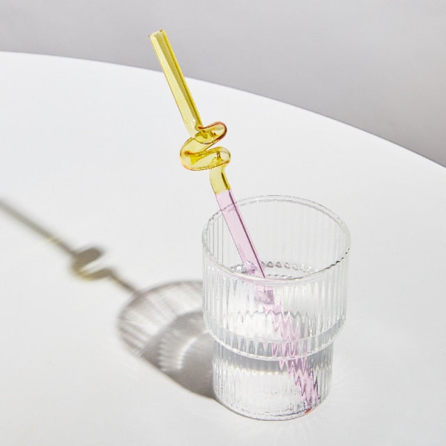 Twist Colorful Glass Straw-Letifly Lights and Decor