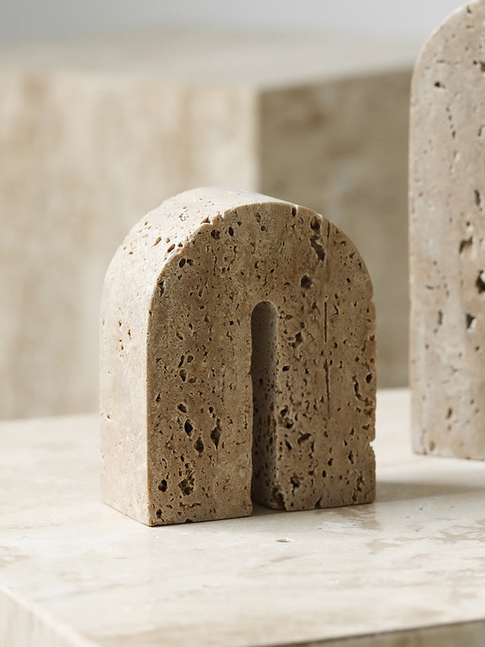 U Tower Stone Book Stand Holder