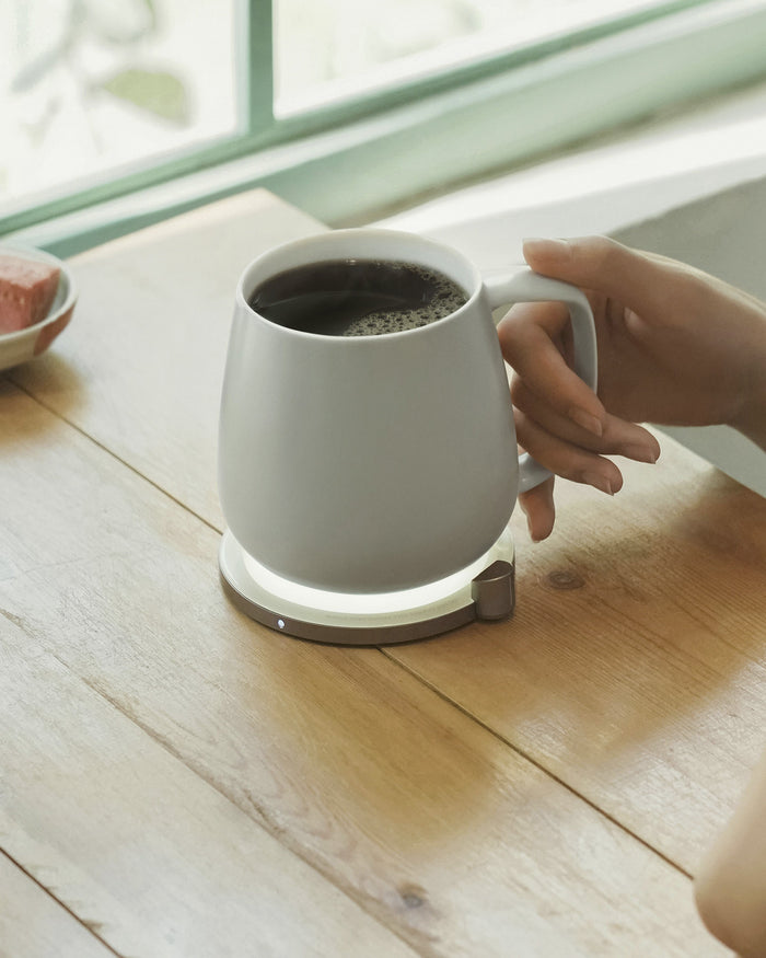 Ui+ Self-heating Mug Set - Soft Gray-Letifly Lights and Decor