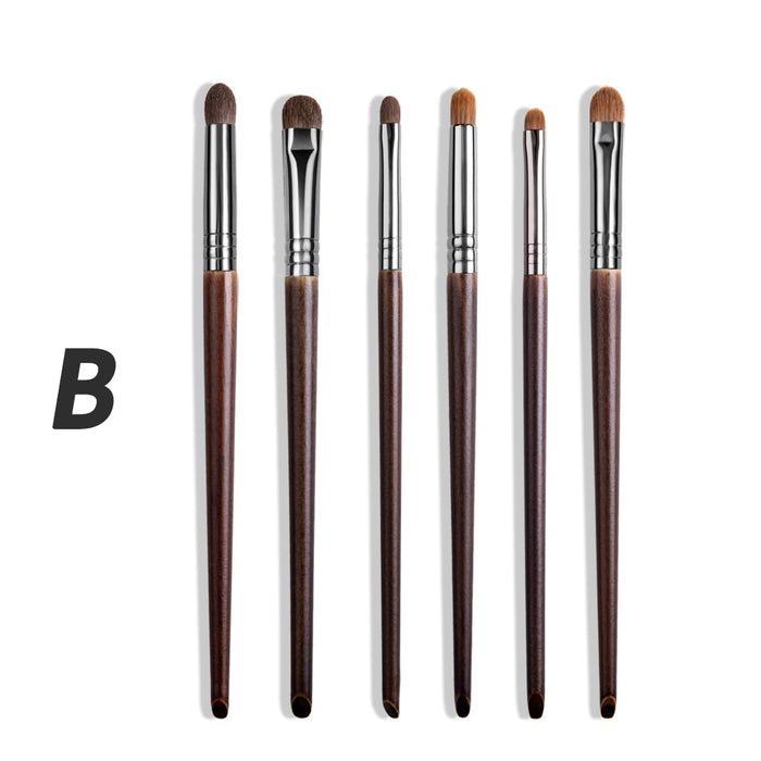 Ultra Soft Goat Hair Eye Makeup Brushes 6 Pcs Set