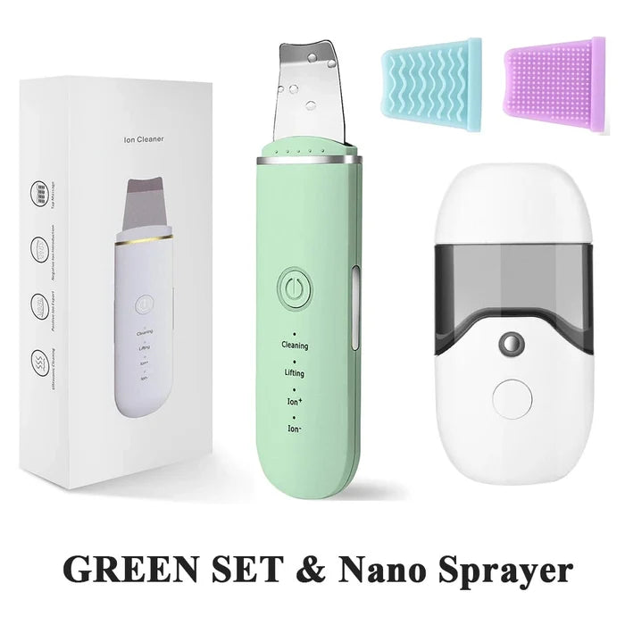 Ultrasonic Skin Scrubber for Facial Cleaning
