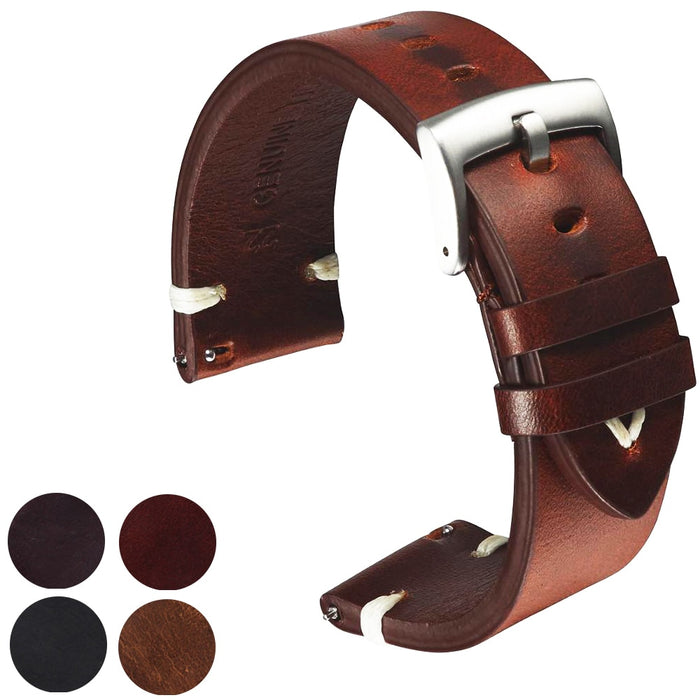 Universal Quick Release Leather Watchband