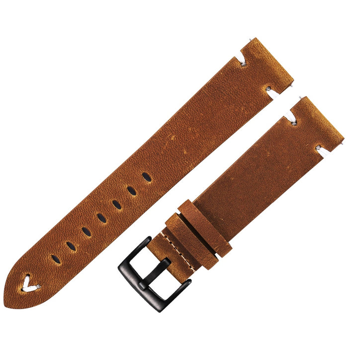 Universal Quick Release Leather Watchband
