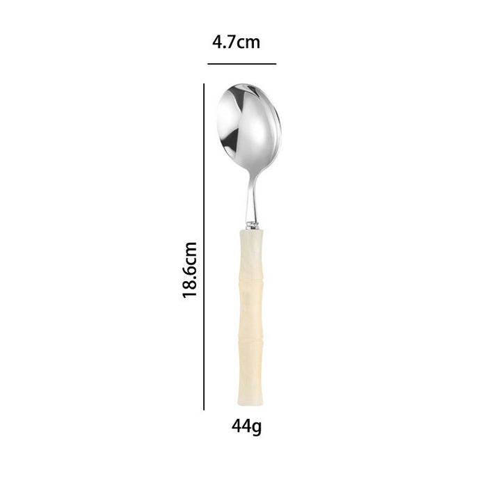Beige / Round Spoon