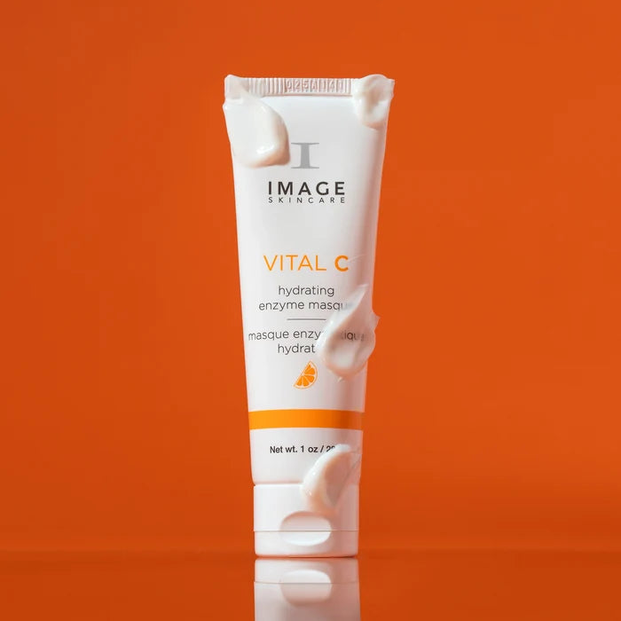 product shot on an orange background