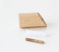 Rounded natural wood wall hanger