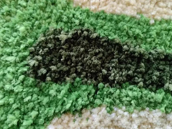 Warped Tufted Bath Mat-Letifly Lights and Decor