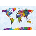 Watercolor Map Poster