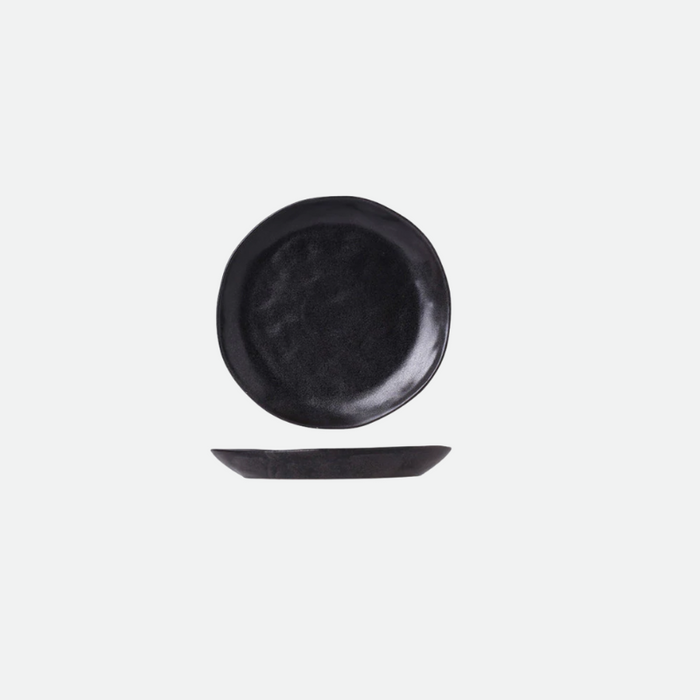 Small Round Plate / Black