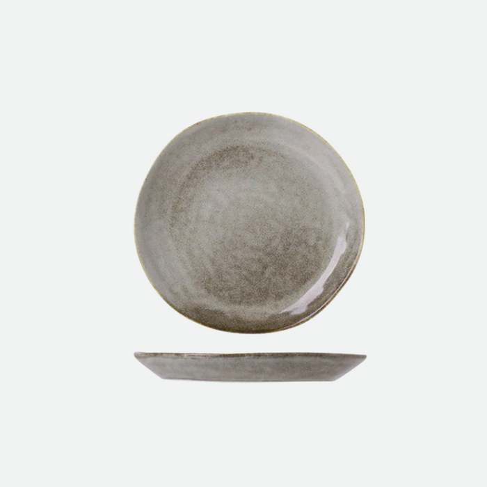 Large Round Plate / Grey
