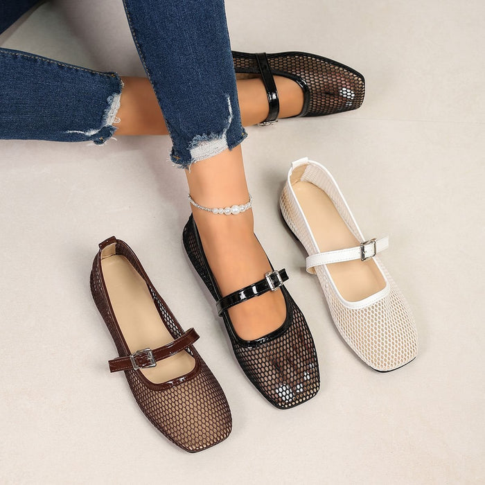 Women Casual Mesh Flat Shoes
