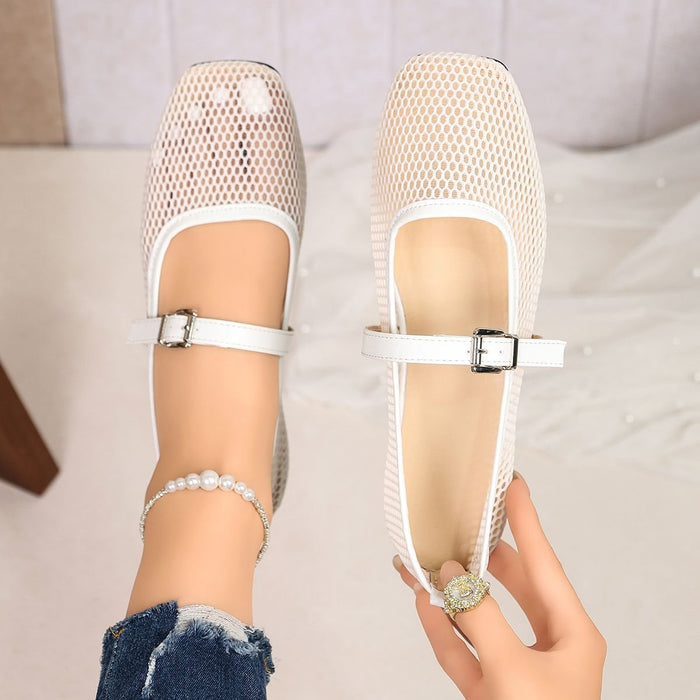 Women Casual Mesh Flat Shoes