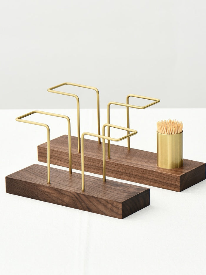 Tissue Organizer Wood Holder Tissue Box