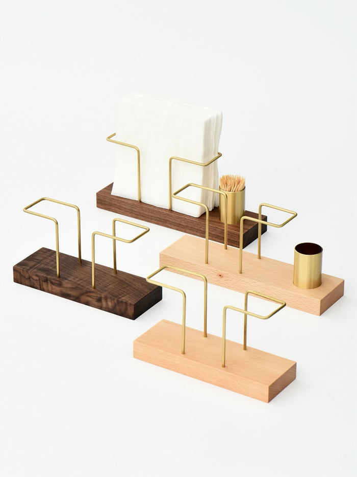 Tissue Organizer Wood Holder Tissue Box