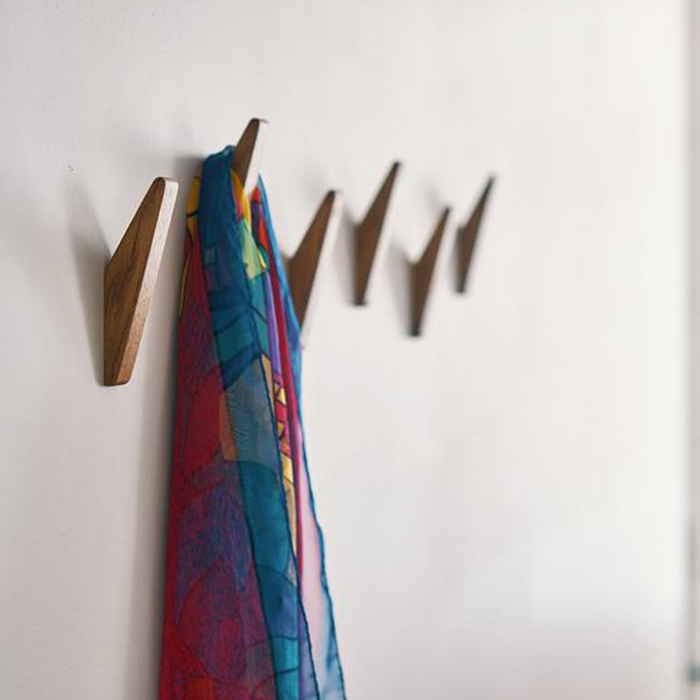 Wooden Decorative Hook 2 Piece Set-Letifly Lights and Decor