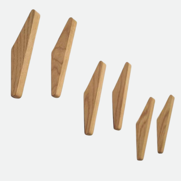 wooden taupe decorative hook