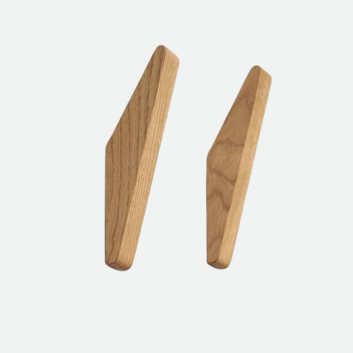 wooden taupe decorative hook