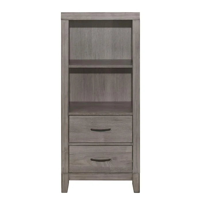 Woodrow Pier/Tower Nightstand in Gray 2042NB-10