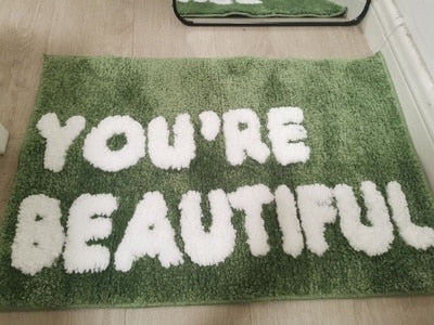 Anti- Slip Doormat English Letters Design