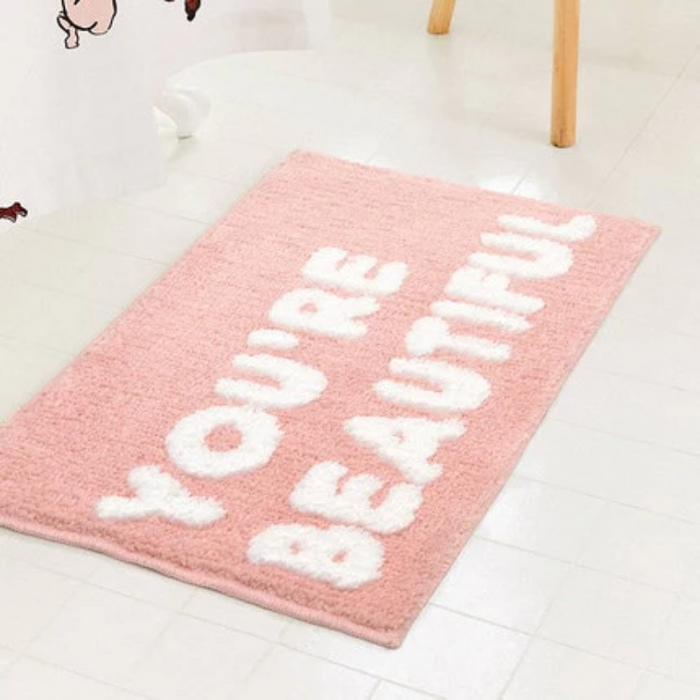 Anti- Slip Doormat English Letters Design