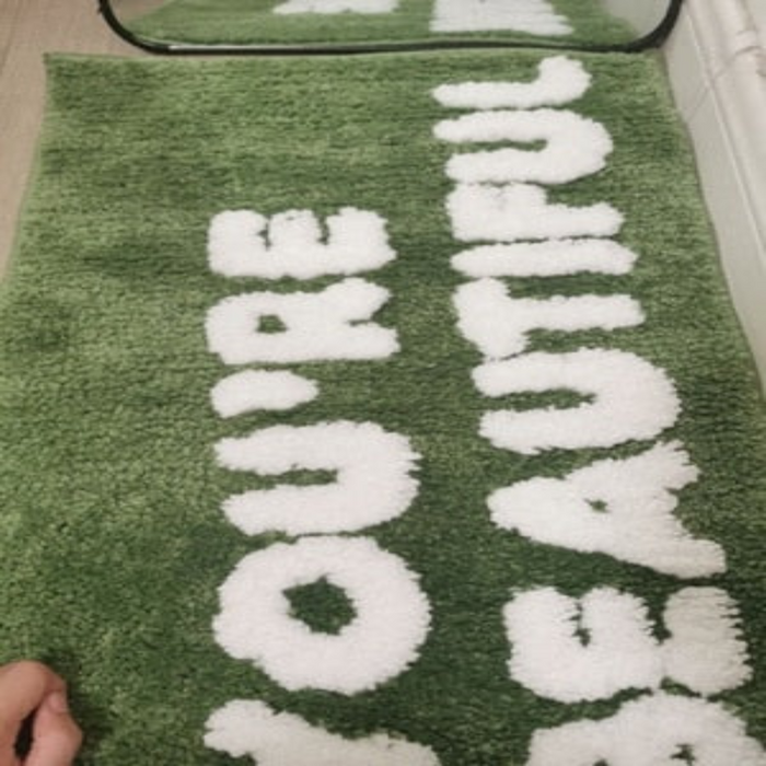 Anti- Slip Doormat English Letters Design