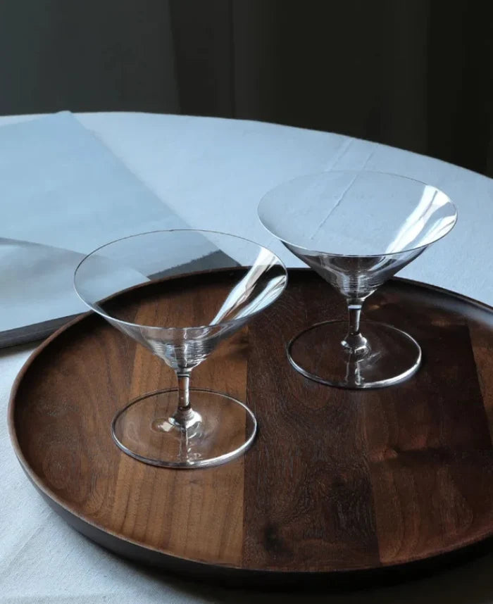 Kimura Ultra-Thin Martini Glass Crystal Glass Japanese-Style Cocktail Glass Vintage Shallow Snow Cup-Letifly Lights and Decor