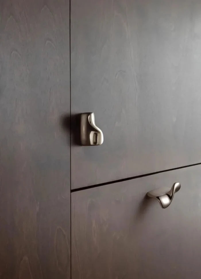 Minimalist Solid Brass Kitchen Cabinet Handles Creative Design for Home Use Decorative Cabinet Knob and Pulls for Kitchen