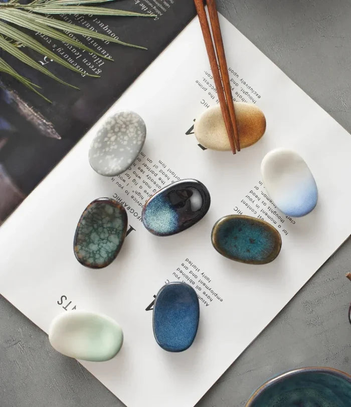 Zen Pebble Chopstick Rest-Letifly Lights and Decor