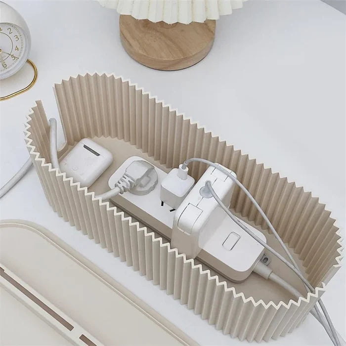Ziggy Cable organizer desktop Nordic Plug Board Storage Box Cable Wire Organizer Case Socket Plug Holder