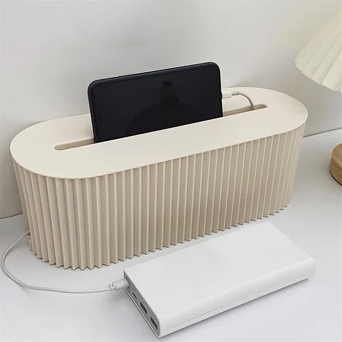 Ziggy Cable organizer desktop Nordic Plug Board Storage Box Cable Wire Organizer Case Socket Plug Holder